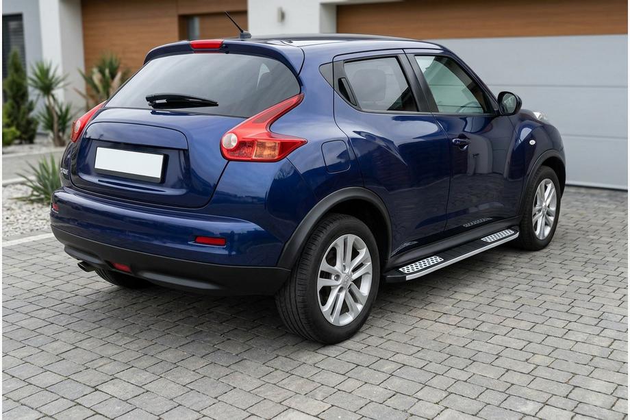 Nissan Juke 2010-2019 гг. Боковые Подножки Tayga V2 (2 шт., Алюминий) Image