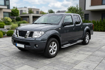 Nissan Navara 2006-2015 гг. Боковые Подножки Tayga V2 (2 шт., Алюминий) фото 1