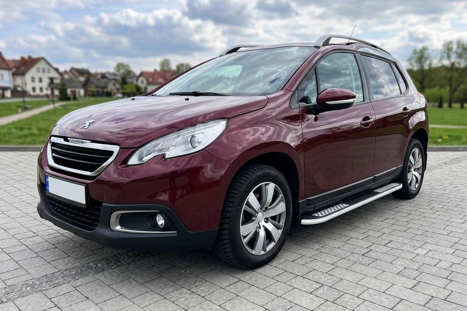 Peugeot 3008 2008-2016 гг. Боковые Подножки Tayga V2 (2 шт., Алюминий) 2008-2014 Image