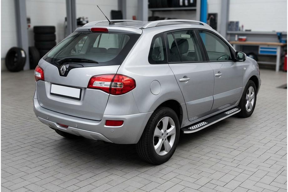 Renault Koleos 2008-2016 гг. Боковые Подножки Tayga V2 (2 шт., Алюминий) Фото 1