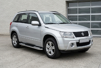 Suzuki Grand Vitara 2005-2017 гг. Боковые Подножки Tayga V2 (2 шт., Алюминий) фото 1