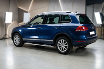 Volkswagen Touareg 2010-2018 гг. Боковые Подножки Tayga V2 (2 шт., Алюминий) фото 1