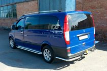Mercedes Vito W639 2004-2014 гг. Задние уголки AK003 (2 шт., нержавейка) фото 8