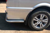 Mercedes Viano 2004-2014 гг. Задние Угловые Дуги AK003 (2 шт, Нержавейка) фото 3
