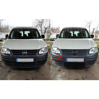 Зимняя накладка на решетку радиатора (верхняя) фото 1