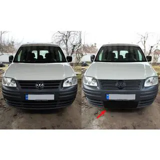Зимняя накладка на решетку (нижняя) фото 1