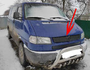 Volkswagen T4 Caravelle/Multivan 1990–2003 гг. Зимняя накладка на решетку радиатора фото 1