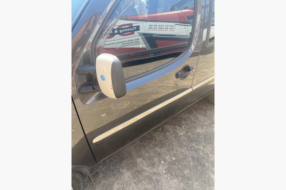 Fiat Doblo I 2005-2010 гг. Дверные Молдинги Узкая Модель (4 шт, Нержавейка) Фото 4