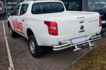Fiat Fullback 2016- гг. Задняя Защита AK-Special (Нержавейка) фото 2