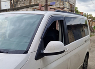 Volkswagen T5 Multivan 2003–2010 гг. Интегрированные рейлинги (черные) фото 40