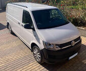 Volkswagen T6 2015-2024 гг. Интегрированные рейлинги (черные) фото 37
