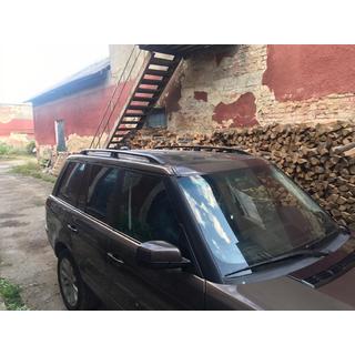 Алюминиевые Рейлинги (Черные) Range Rover III L322 2002-2012 гг. фото 3