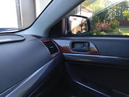 Mitsubishi Lancer X 2008- гг. Накладки на панель приборов (Meric) Алюминий фото 3