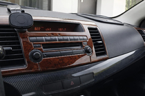 Mitsubishi Lancer X 2008- гг. Накладки на панель приборов (Meric) Алюминий фото 1