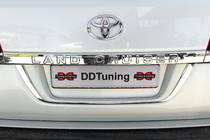 Toyota Land Cruiser 200 2007-2021 гг. Рамка для Номерного Знака Стандарт Черный фото 2