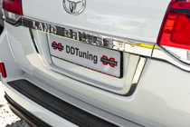 Toyota Land Cruiser 200 2007-2021 гг. Рамка для Номерного Знака Стандарт Черный фото 9