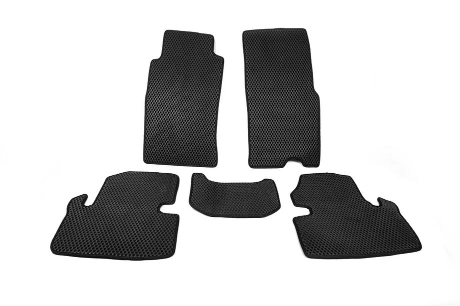 Nissan Patrol Y60 1988–1997 гг. Коврики EVA (черные) Короткий, комплект 5 штук (передние и задние) Фото 26