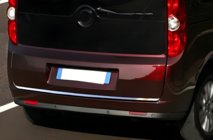 Fiat Doblo II 2010-2022 гг. Накладка кромки крышки багажника нержавейка Carmos - Турецкая Нержавеющая Сталь фото 5