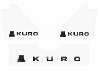 Lexus LX570/450d 2008-2022 гг. Эмблема / шильдик KURO Black Edition (3 шт) фото 2