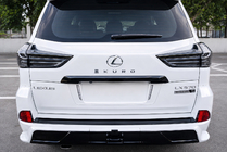 Lexus LX570/450d 2008-2022 гг. Эмблема / шильдик KURO Black Edition (3 шт) фото 1