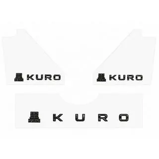 Эмблема / шильдик KURO Black Edition (3 шт) Lexus LX570/450d 2008-2022 гг. фото 2