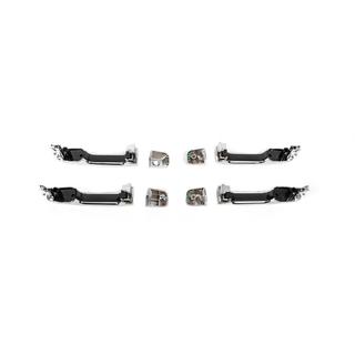 Дверные ручки в сборе 2015-2021 (Хром, 4 шт) Toyota Land Cruiser 200 2007-2021 гг. фото 3