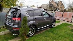 Citroen C-Crosser 2007-2013 гг. Боковые пороги Bosphorus Grey (2 шт., алюминий) фото 7
