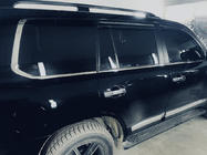 Toyota Land Cruiser 200 2007-2021 гг. Хромированные уголки заднего стекла (2 шт., нержавейка) фото 2