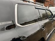 Toyota Land Cruiser 200 2007-2021 гг. Хромированные уголки заднего стекла (2 шт., нержавейка) фото 3