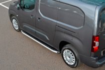 Citroen Berlingo/Multispace 2018- гг. Боковые Подножки Fullmond (2 шт., Алюминий) фото 7