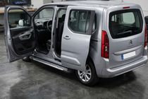 Citroen Berlingo/Multispace 2018- гг. Боковые Подножки Line (2 шт., Алюминий) фото 1