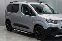 Peugeot Partner/Rifter 2019- гг. Боковые Подножки Sunrise (2 шт., Алюминий) фото 1