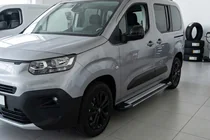 Opel Combo 2019- гг. Боковые Подножки Rainbow (2 шт., Алюминий) фото 1