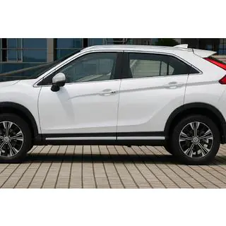 Молдинги дверные OmsaLine (4 шт., нержавейка) Mitsubishi Eclipse Cross 2017- гг. фото 1