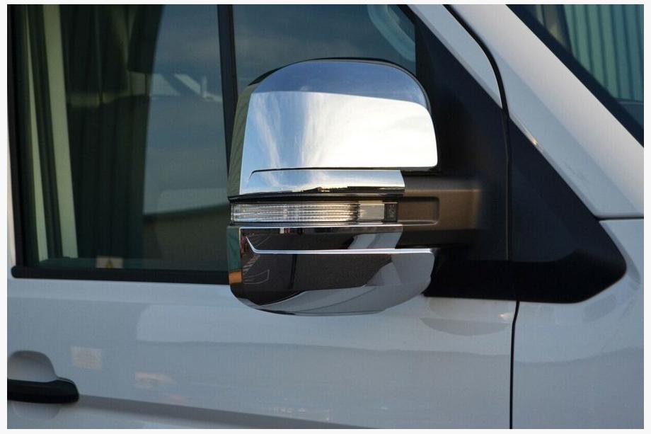 Volkswagen Crafter 2016- гг. Накладки на Зеркала OmsaLine (4 части, ABS) Image