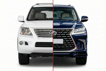 Lexus LX570/450d 2008-2022 гг. Комплект рестайлинга TRD 2021 (с заменой задних крыльев) фото 1