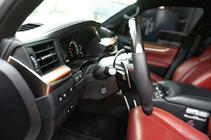 Lexus LX570/450d 2008-2022 гг. Анатомический руль в сборе (карбон) фото 5