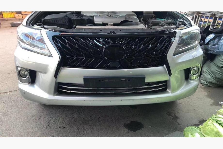 Lexus LX570/450d 2008-2022 гг. Решетка радиатора TRD (2012-2015) Фото 8