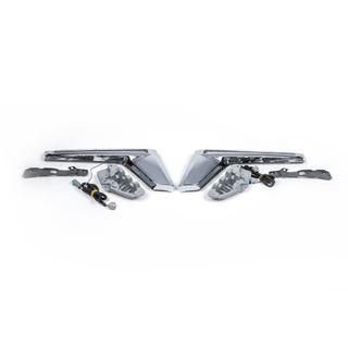 Реснички на фары с LED (2016↗) Toyota Land Cruiser 200 2007-2021 гг. фото 1