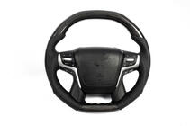 Toyota Land Cruiser 200 2007-2021 гг. Руль в сборе (Карбон) фото 1