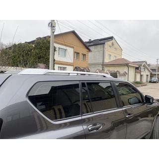 Рейлинги Оригинальный Дизайн (Серые, 2 шт) Toyota Land Cruiser Prado 150 2009-2023 гг. фото 3