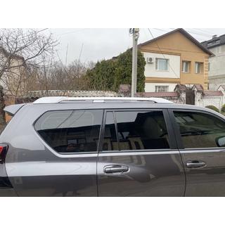 Рейлинги Оригинальный Дизайн (Серые, 2 шт) Toyota Land Cruiser Prado 150 2009-2023 гг. фото 2