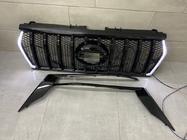 Toyota Land Cruiser Prado 150 2009-2023 гг. Решетка радиатора 2017↗ LED (Zeus Black, с черными ресницами) фото 5