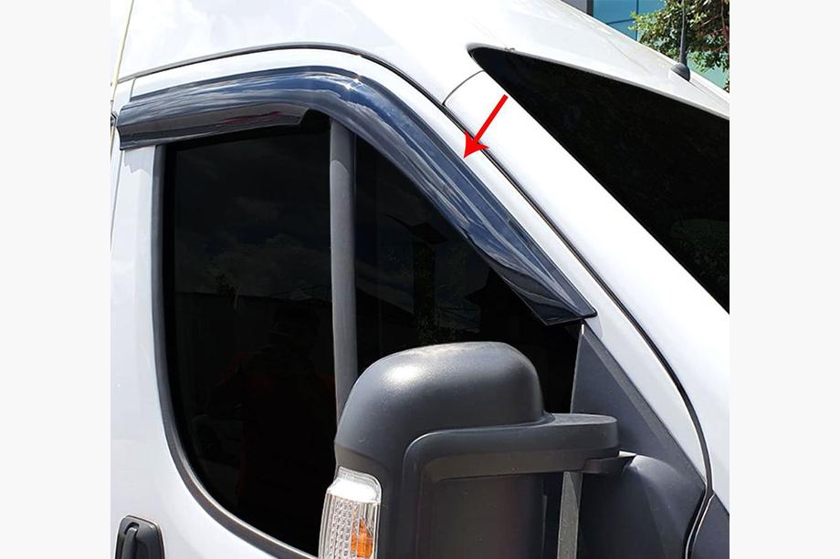 Peugeot Boxer 2006-2025 гг. Ветровики на окна (2 шт., Sunplex) Image