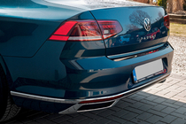 Volkswagen Passat B8 2015-2023 гг. Насадки на глушитель OmsaLine SD/SW (2019+, 3 шт, нержавейка) фото 2