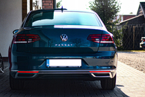 Volkswagen Passat B8 2015-2023 гг. Насадки на глушитель OmsaLine SD/SW (2019+, 3 шт, нержавейка) фото 4