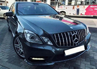 Mercedes E-class W212 2009-2016 гг. Передняя Решетка Радиатора GT Panamericana (2009-2012) фото 4