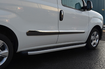 Fiat Doblo II 2010-2022 гг. Дверные Молдинги Нержавеющая Сталь (4 шт.) Carmos - Турецкая Нержавеющая Сталь фото 6