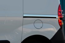 Fiat Doblo II 2010-2022 гг. Широкий молдинг из нержавеющей стали на сдвижную дверь (2 шт.) фото 2