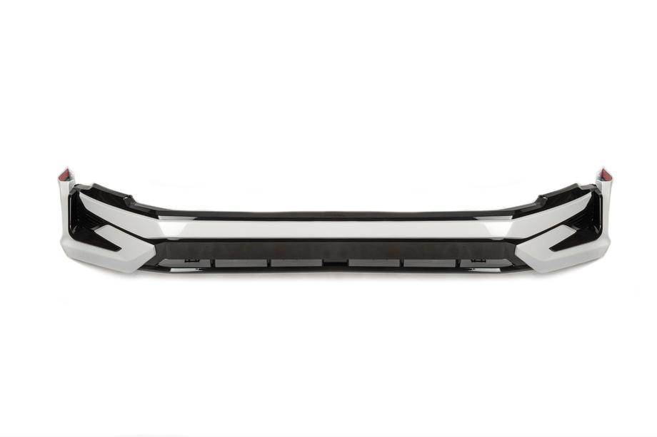 Toyota Land Cruiser Prado 150 2009-2023 гг. Накладки на передний и задний бампер 2023-Designs (2017-) Белый Фото 2